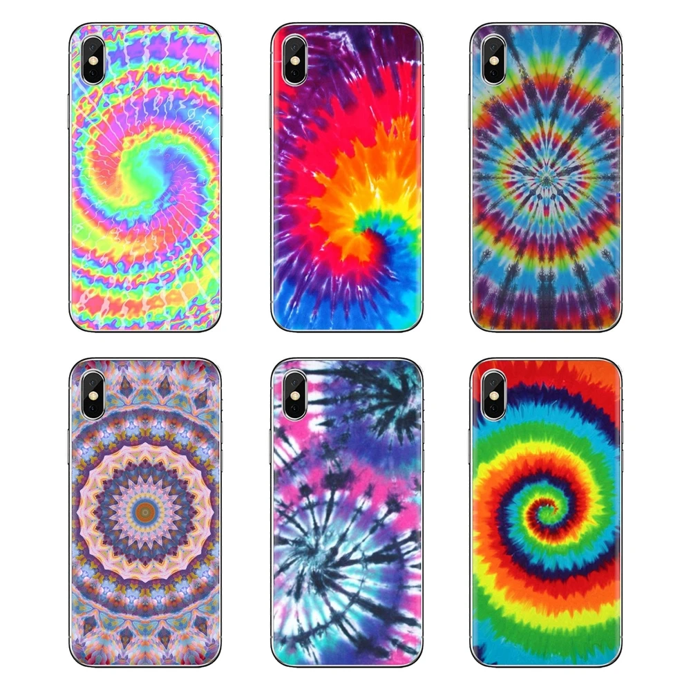 Для iPod Touch Apple iPhone 11 Pro 4 4s 5 5S SE 5C 6 6S 7 8 X XR XS Plus Max мягкие чехлы чехол Tye Dye Tie-dye Hippies monks Lent
