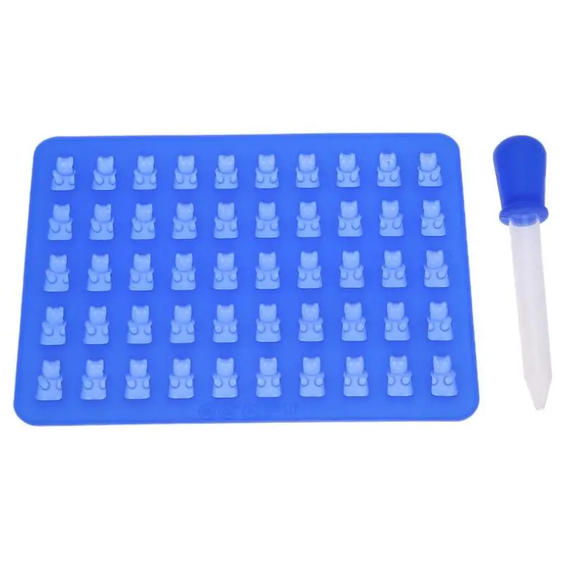 50 сетки Медведь силиконовая для шоколадных конфет форма для торта кубик льда лоток форма для выпечки