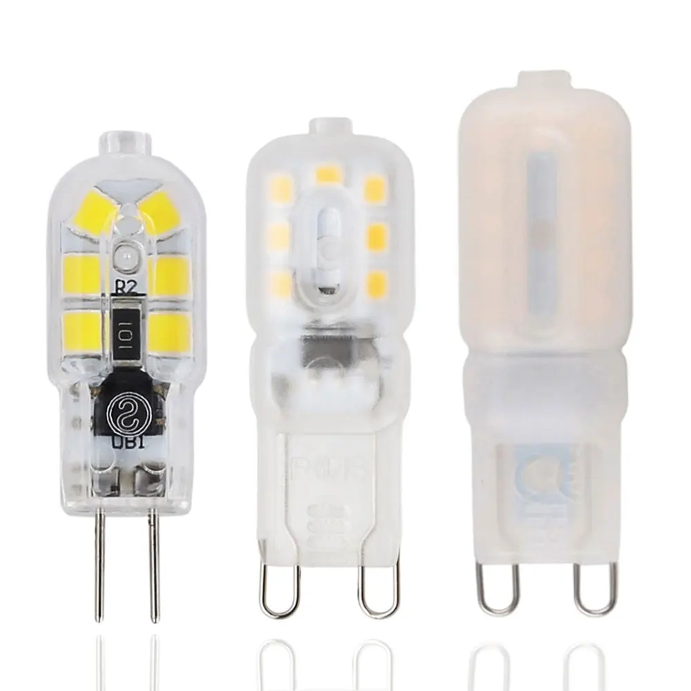 

5pcs LED Bulb 3W 5W G4 G9 Light 12/14/22LEDs AC 220V DC 12V LED Lamp SMD2835 Spotlight Chandelier Lighting Replace Halogen Lamps