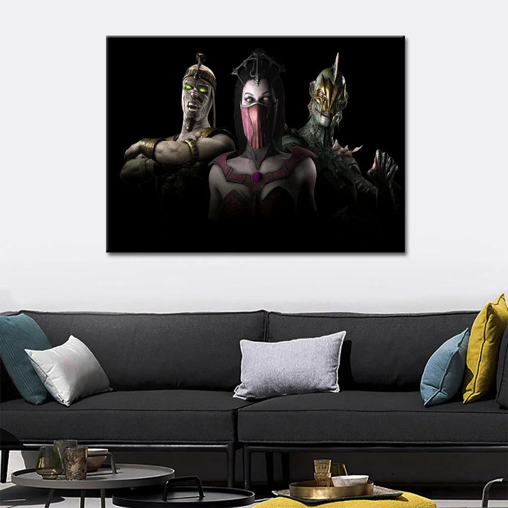 1 шт. Картина на холсте mortal kombat X постер HD печать домашний декор настенные картины