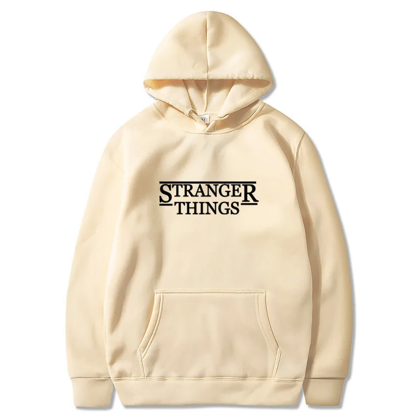 

Multicolor Stranger Things Hooded Colorful Unisex Hoodies Sweatshirts Oversized for Autumn with Hip Hop Winter Pullovers Men's