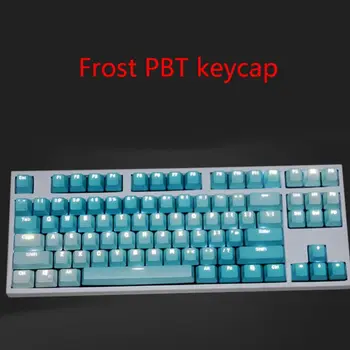 

1 Set Replaceable PBT Keycaps 87 104 108 Transparent Lettering Keys Double Shot Injection Backli Key Cap for Mechanical Keyboard