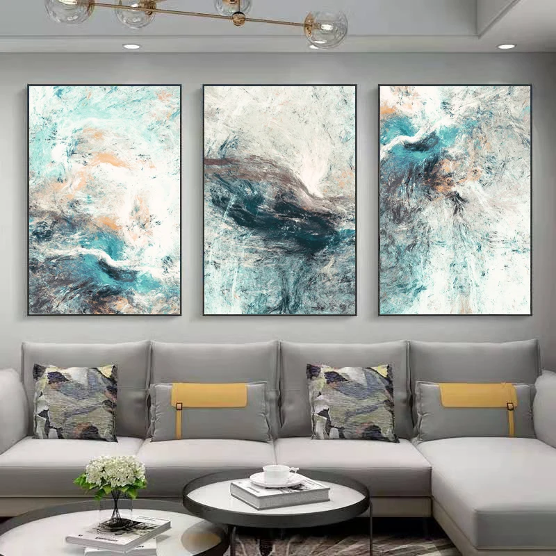 Abstract Landscape Picture Home Decor Nordic Canvas Painting Minimalist Art Poster And Living Room Print