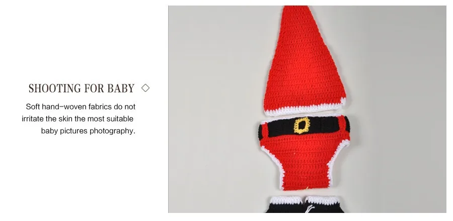 Реквизит для фотосъемки новорожденных; костюм Санта; одежда для фотосессии; Одежда для мальчиков; шапка; теплый свитер с рисунком; одежда для малышей; сезон осень-зима