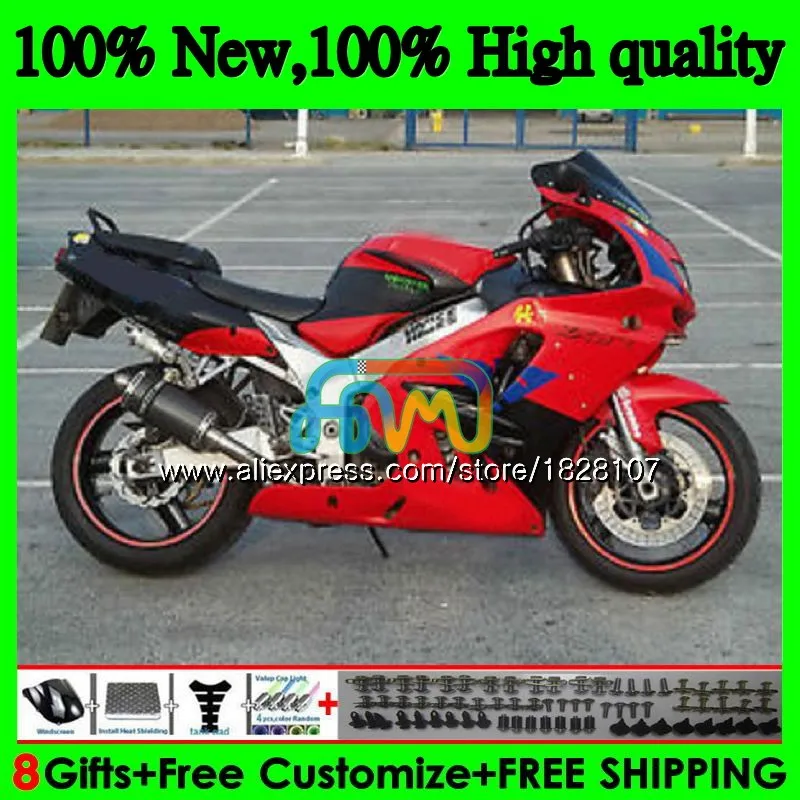 Корпус для KAWASAKI ZX900 900 CC ZX 900 9 R 19BS. 38 9R 900CC новые красные ZX-9R ZX9R 94 95 96 97 1994 1995 1996 1997 обтекатели комплект Лидер продаж