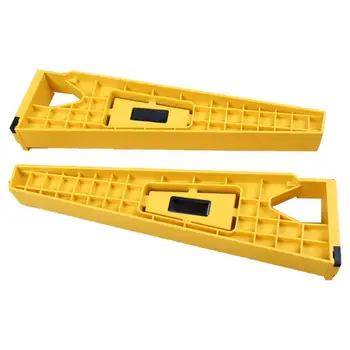 

2pcs Cabinet Drawer Slide Jig Engineering Plastics Fast Installation of Locator Track Installation Auxiliary Positioning Holder