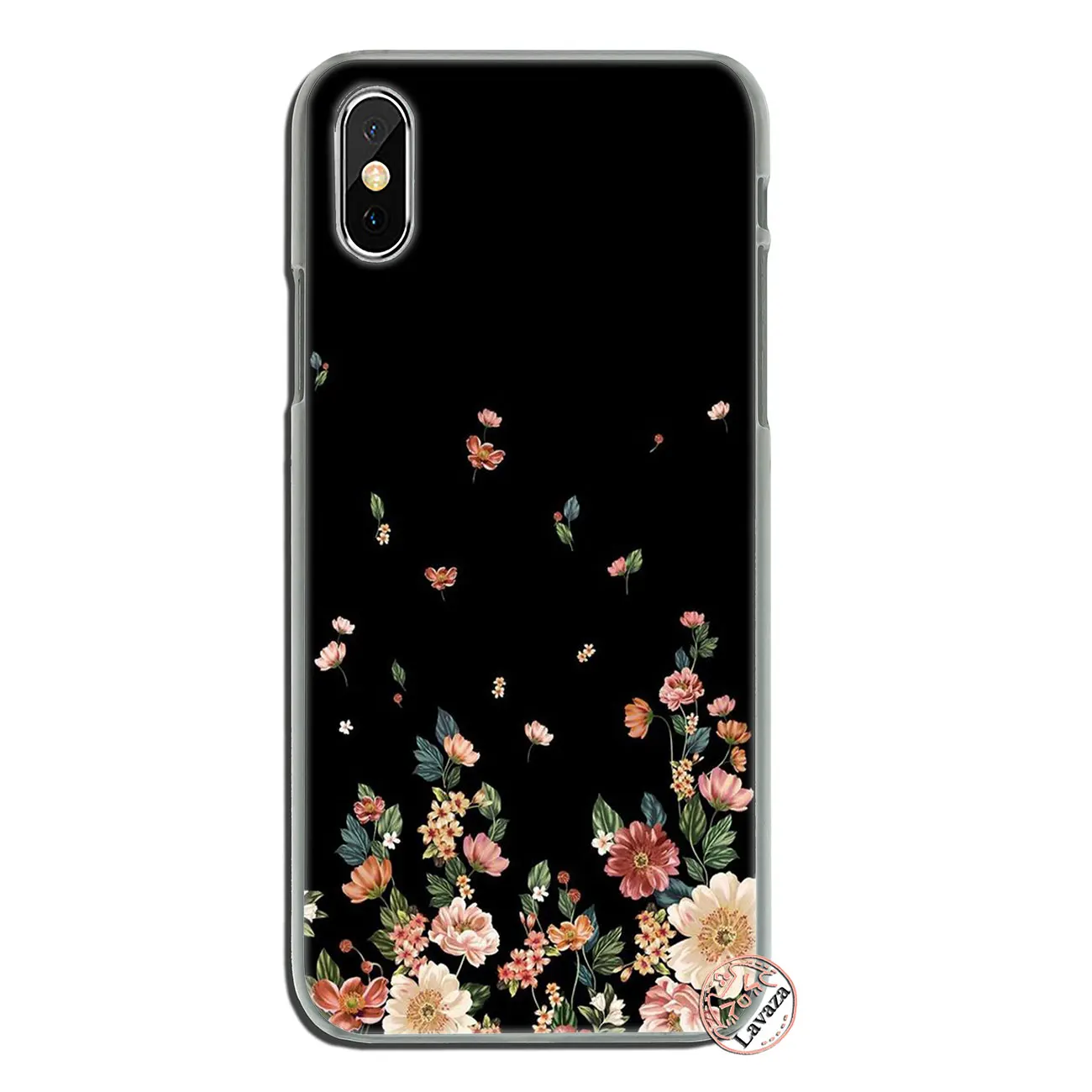 2 Lavaza красивый жесткий чехол для телефона с бабочкой и цветами для iPhone XR X 11 Pro XS Max 8 7 6S 5 5S SE 4S 4 10 - Цвет: 2
