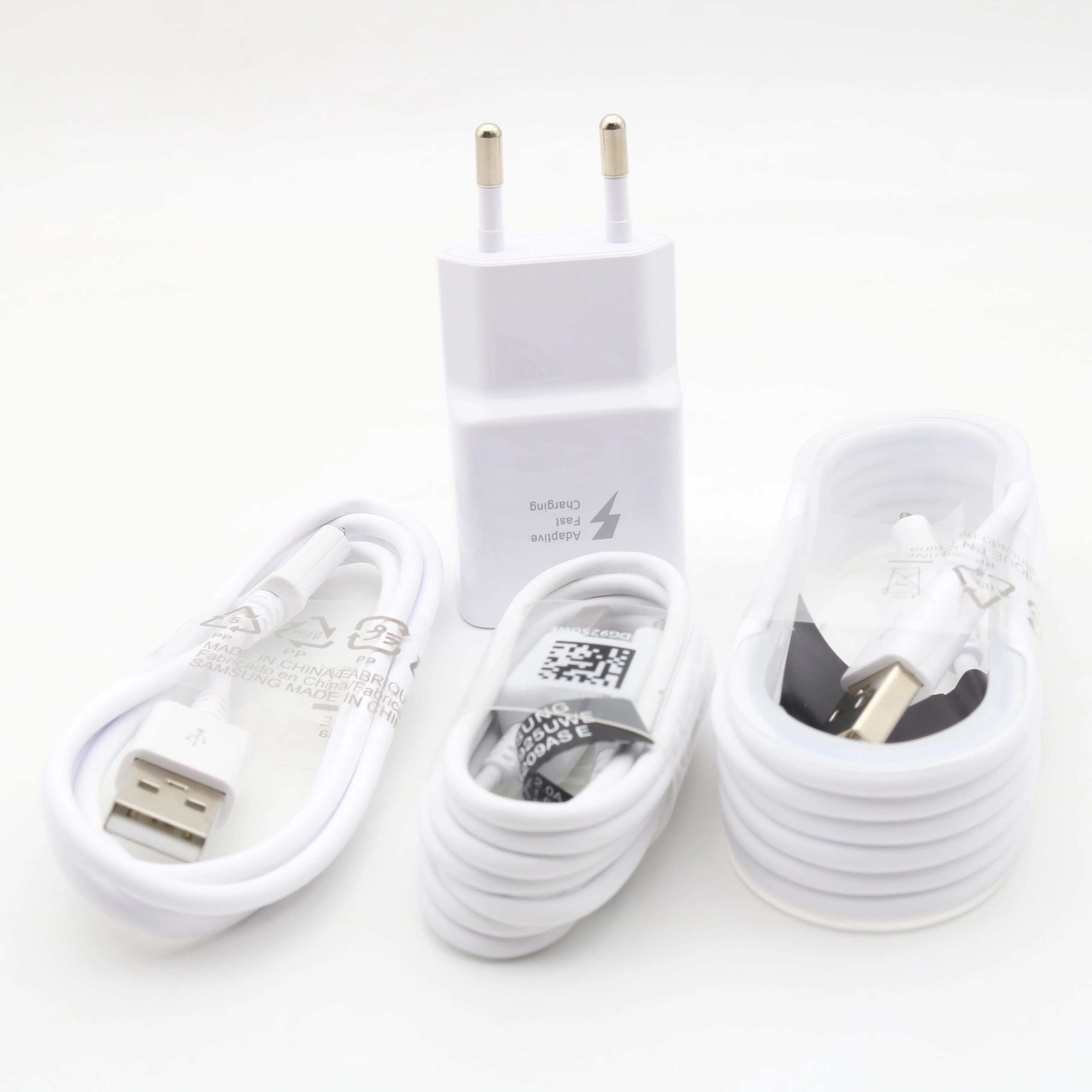 Оригинальное Адаптивное быстрое зарядное устройство samsung, настенный адаптер, Micro usb кабель 1/1. 2/1. 5 м для Galaxy S6 S7 Edge J3 J5 J7/A3 A5 A7