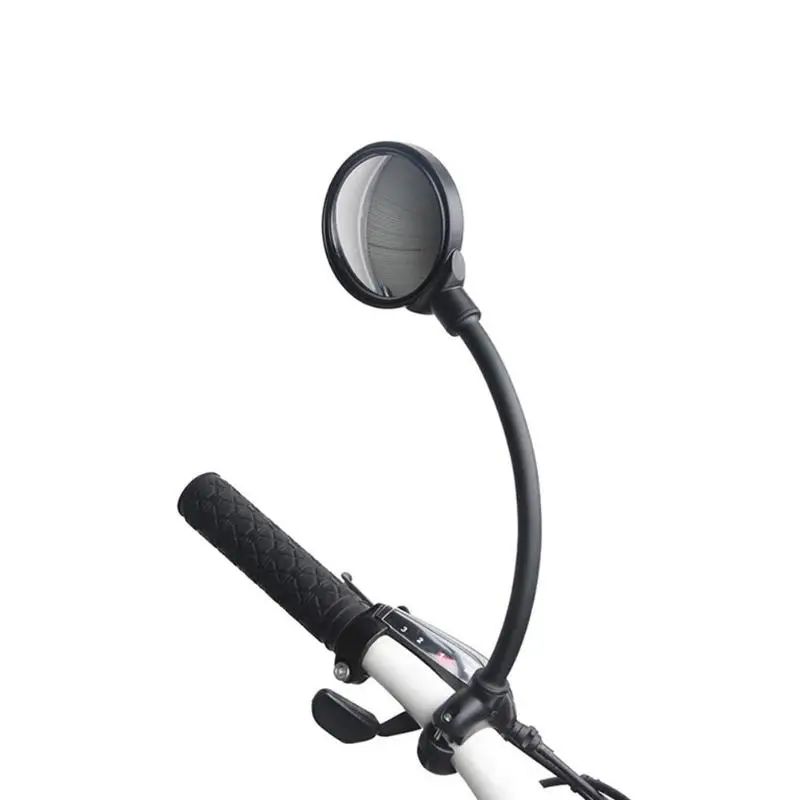 MTB Rearview Mirror Flexible Bicycle Safety Round Handlebar Mirror Replacement Conveninently and Simple Installation afbeelding