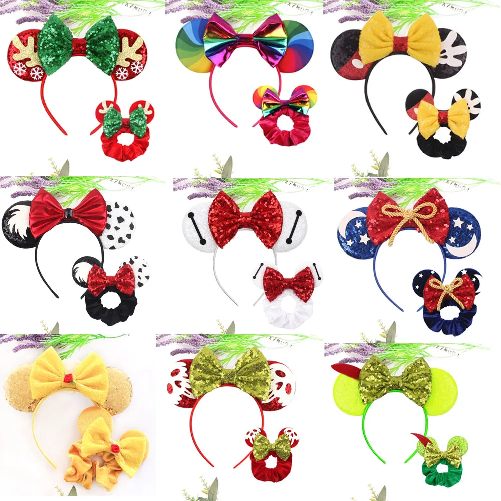 2 шт. бархатные резинки для волос Микки Маус | Детская одежда и обувь