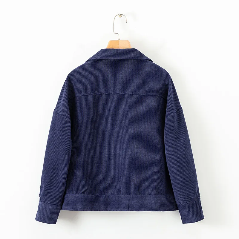 

2018 Western Style Early Spring WOMEN'S Dress New Style Corduroy Jacket