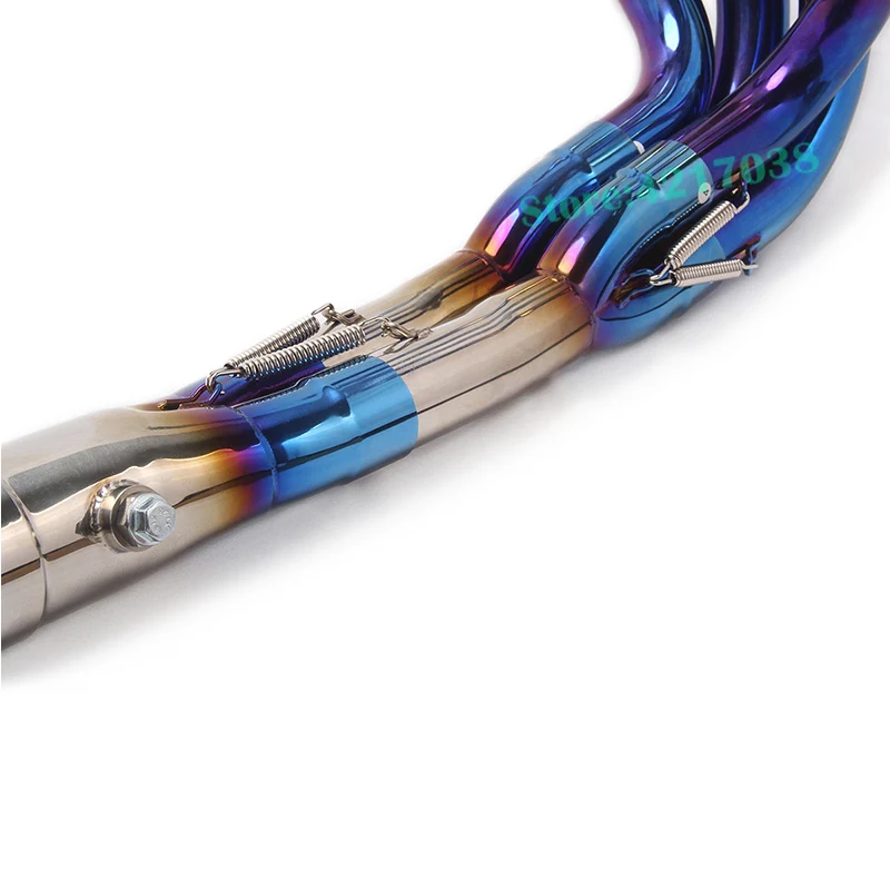 Full System Motorcycle Exhaust For Kawasaki Z900 2017-2020 Years Modified Escape Carbon Fiber Muffler Front Middle Link Pipe - Image 5