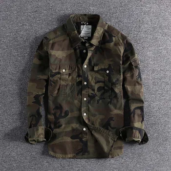 

2019 new arrival Autumn and winter new pocket casual blouse men's long sleeve tops high quality boy's designer for promotion XL