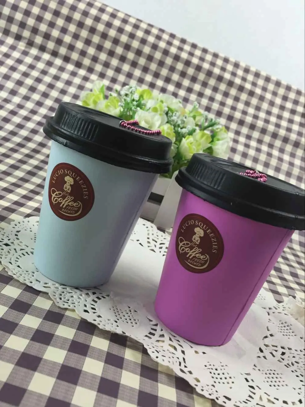Кофе чашки, игрушка для снятия стресса, моделирование мягкими игрушками 1 шт./компл. Ароматические упругая игрушка милые мягкие сотовый телефон ремень браслеты с подвесками, милая игрушка