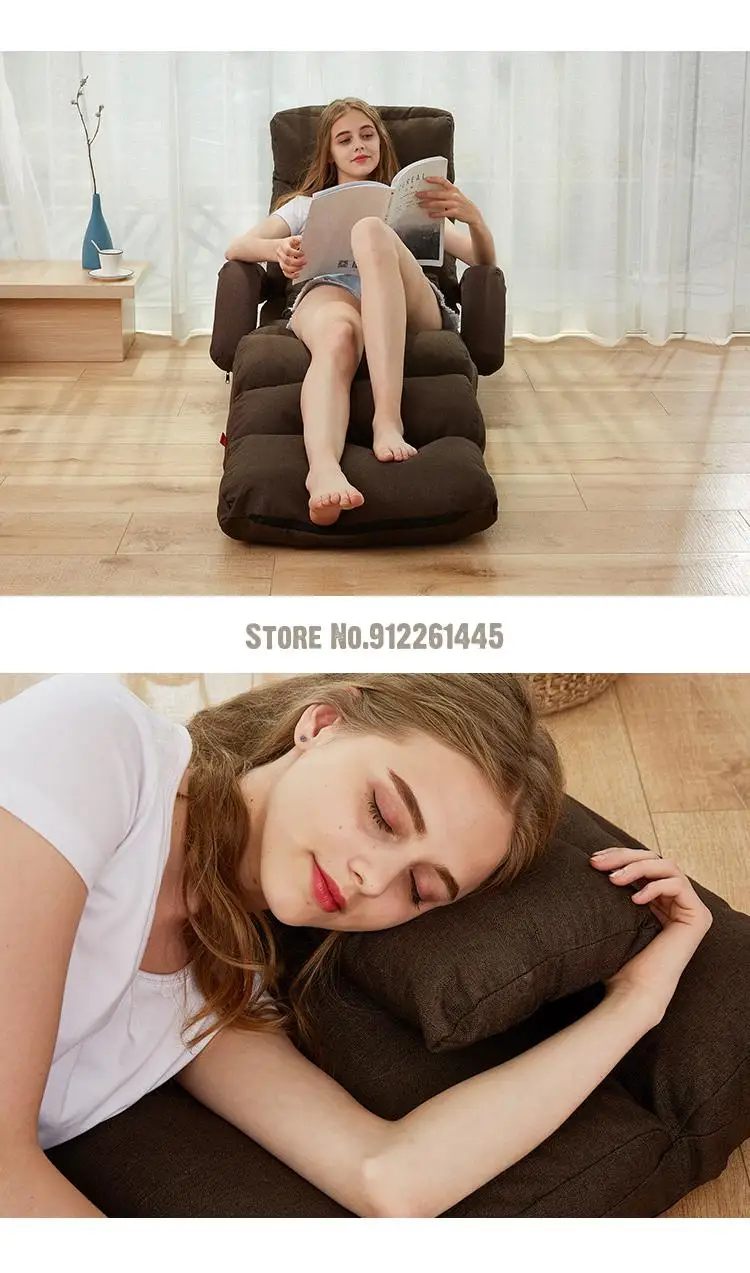 Single Lazy Couch On The Ground Tatami Breastfeeding Breastfeeding Chair Girls Cute Bedroom Backrest Recliner Folding Chair