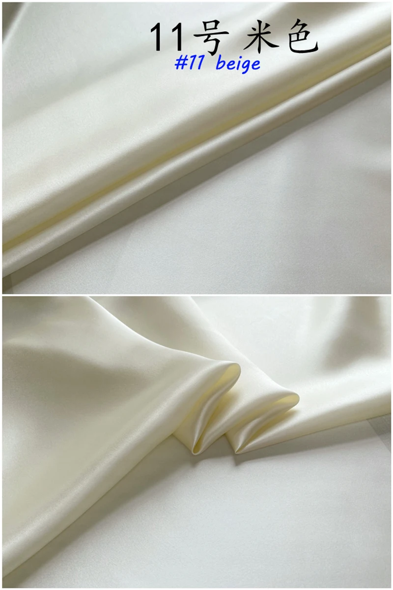 Luxurious Soft Silk Charmeuse Evening Dress Fabric - 100% Pure Mulberry Satin
