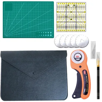 

Rotary Cutter Set Sewing Tool for Crafting Sewing Quilting Scrapbooking Enthusiasts Manual Accessories Cloth Cutter