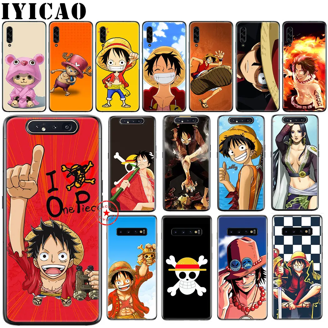Мягкий чехол IYICAO one Piece Luffy для samsung Galaxy S10e S10 S9 S8 Note 8 9 10 Plus S6 S7 Edge TPU чехол| |