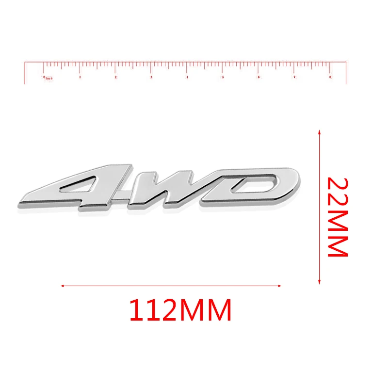 1 шт. 3D Металл Новинка Горячая машина Металл Хром 4WD смещение эмблема значок все колеса авто наклейка автомобиля Стайлинг автомобиля стикер s