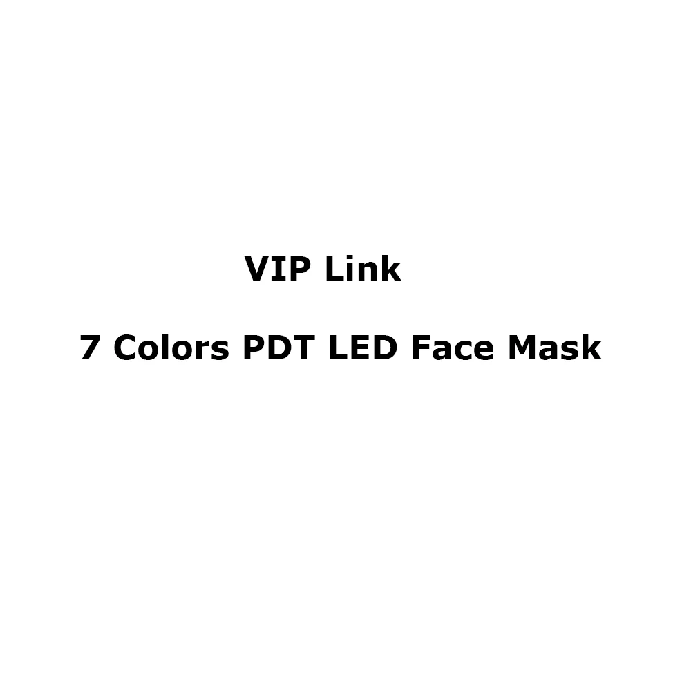 VIP Dropshipping 7 Colors PDT LED Face Photon Mask Light Therapy Machine Facial Freckle Acne Removal Skin Brighten Rejuvenation