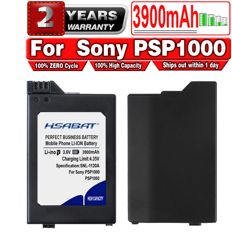 Аккумулятор HSABAT на 3900 мА · ч для Sony PSP1000 | Электроника