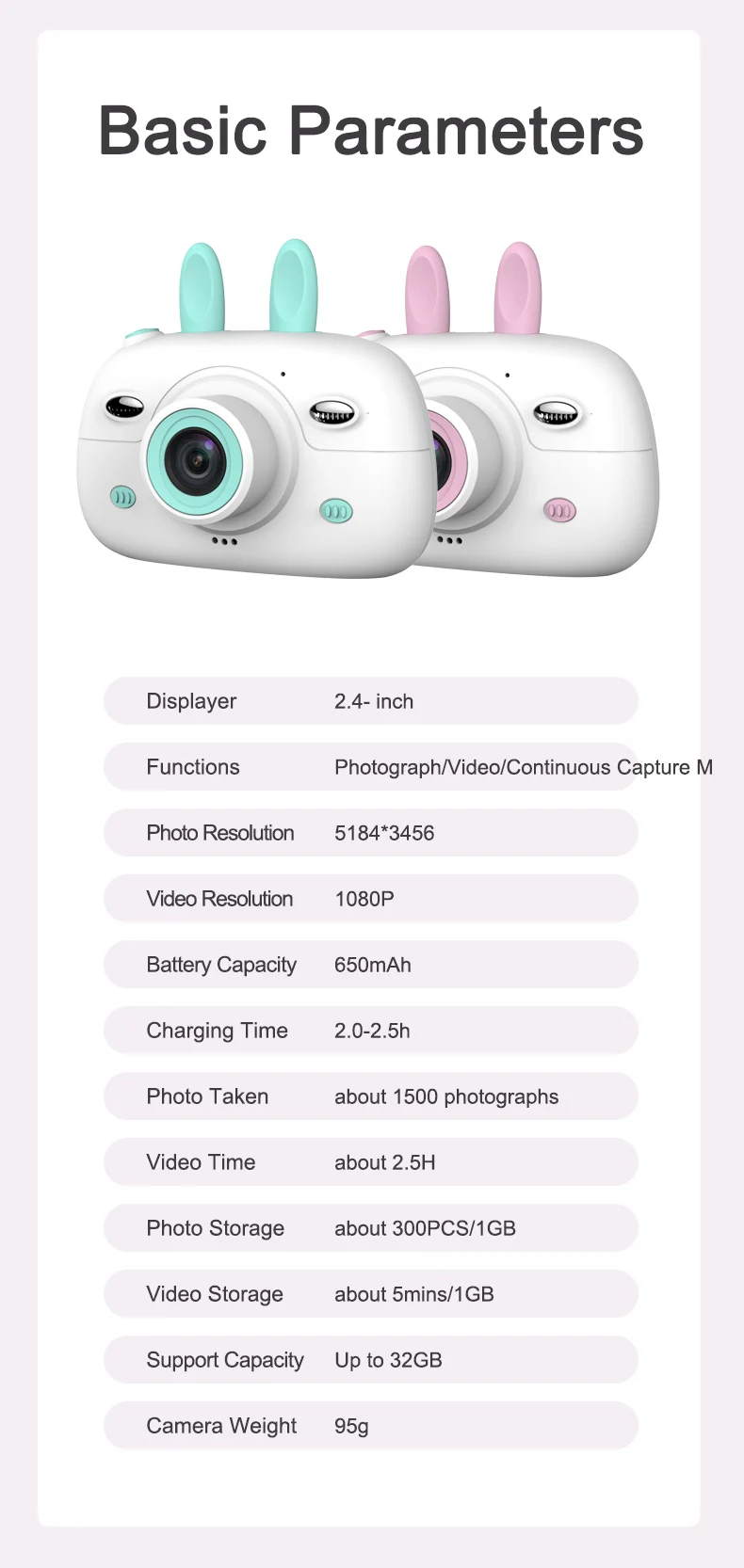 kids selfie camera