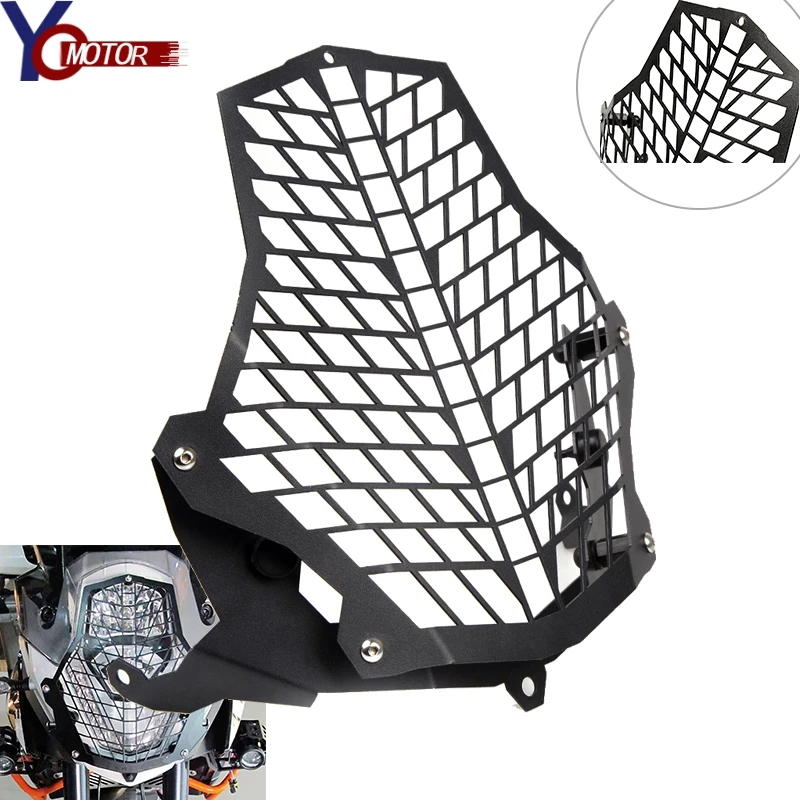 CNC Motorcycle stainless steel Headlight Protector Guard Lense Cover Grill For KTM 1050 Adventure 2015-2018 2016 2017 1050 ADV