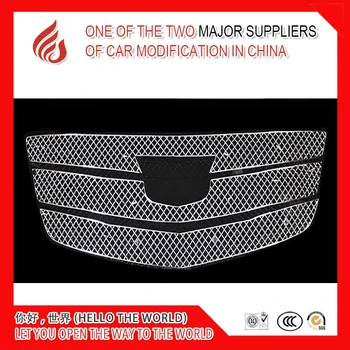 

Stainless steel modification car front grille racing grills grill cover trim for Cadillac ATS 2014 2015 2016 2017