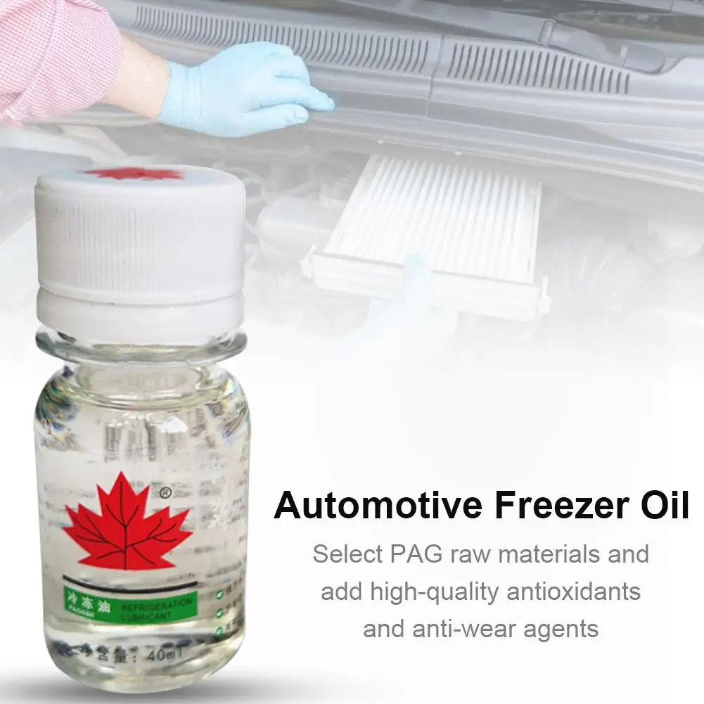 40ml Auto Air Conditioning Refrigeration Oil Snow Oil Lubricant