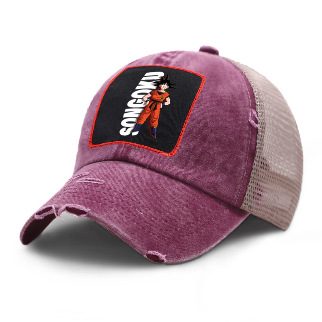 

Dragon Ball Print Adjustable Mesh Baseball Cap Woman Fashion Hip Hop Snapback Caps Sunscreen OutdoorPanama Sports Brand Czapka