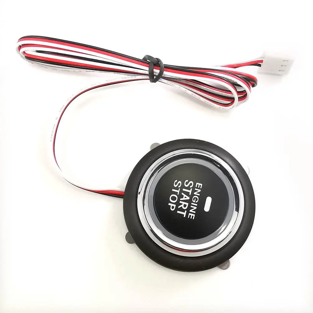 

12V Car Engine Push Start Stop Button Ignition Starter Engine Starter Switch Keyless Entry Push Start System
