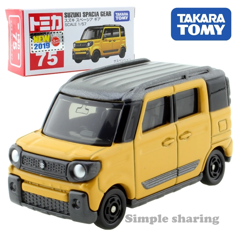 Takara Tomy Tomica No.75 Suzuki Spacia Gear Scale 1:57 литая машина миниатюрная металлическая модель