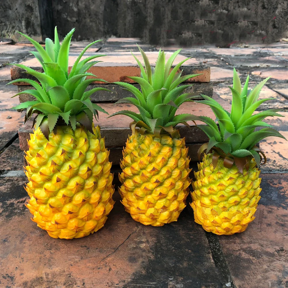 High imitation artificial Fake ananas Fruit artifical pineapple&artificial plastic fake simulated pineapple artificial fruits and vegetables