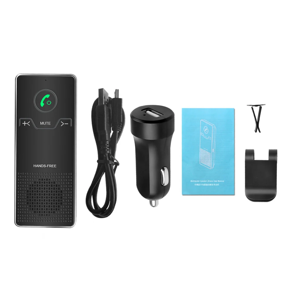 Стерео Bluetooth Mp3 плеер Handsfree автомобильный комплект солнцезащитный козырек и вентиляционное отверстие беспроводной аудио приемник двойное соединение с магнитным держателем