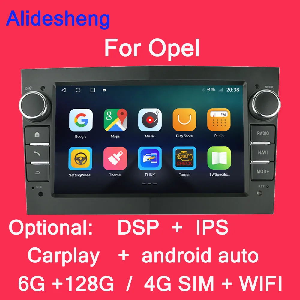 Автомагнитола 2 Din для opel Vauxhall Astra H G J Vectra Antara Zafira Corsa Vivaro Meriva Veda Android 10 0