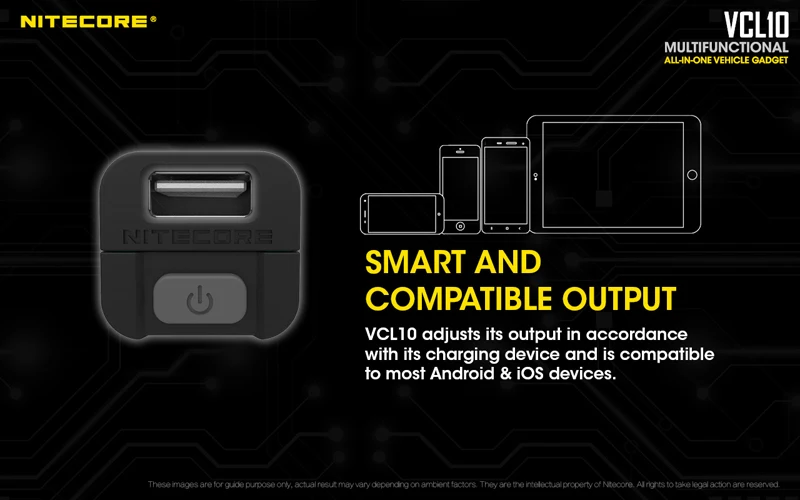 NITECORE VCL10 Vehicle Gadget Charger Emergency Light (4)