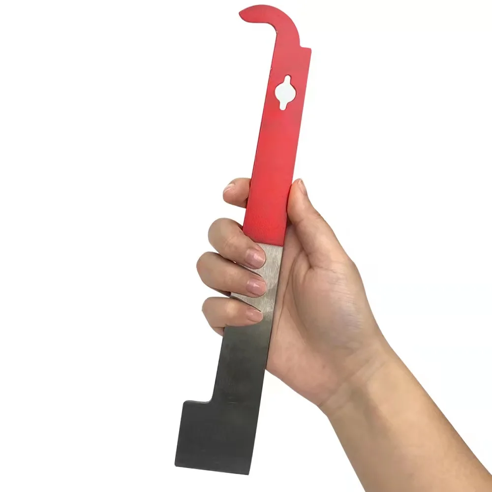 Stainless Bee Hive Tool Frame Lifter J Shape Hook 27cm Cut Honey Knife Beehive Scraper Beekeeping Tools Beekeeper Supplies