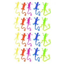 Lézard collant pour enfants, jouets créatifs et extensibles, 20 pièces