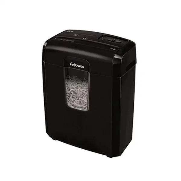 Измельчитель бумаги Micro-Cut Fellowes 8Cd 14 L 4x35 мм черный