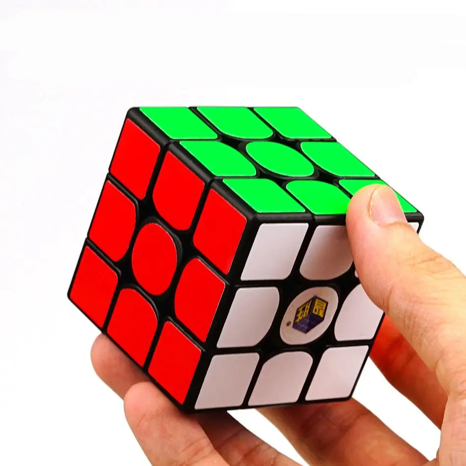 Yuxin Little Magic Cube 3x3 черный прозрачный пазл 3x3x3 Cubo Magico 3 слоя скоростной куб профессиональные головоломки игрушки для детей