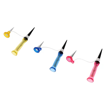 

1 Piece Dual Spring Golf Tee Set Flexible Spring Tees 90mm Low-Resistance Improve Distance - Send by Random