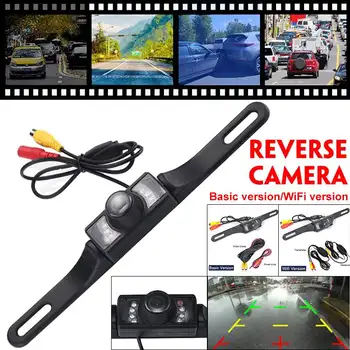 

Wifi CMOS Car Rear View Reverse Backup Camera Parking Night Vision Waterproof 7 LED Night Vision IP67 Waterproof HD Color Image