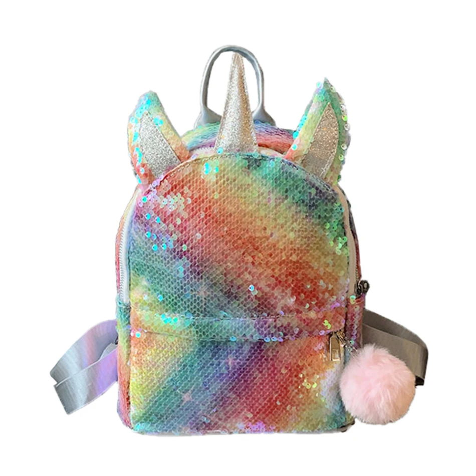 Ombre Sequin & Glittering Unicorn Backpack