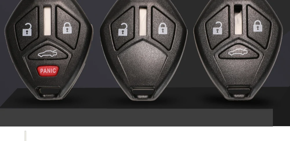 Jingyuqin без лезвия дистанционного ключа оболочки чехол Брелок для Mitsubishi Lancer Outlander Endeavor Galant 2+ 1/3+ 1 кнопки ключа автомобиля стиль