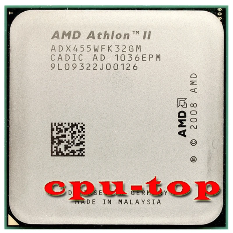AMD Athlon II CPU pour PC Socket AM3 2,7 GHz 3 coeurs 