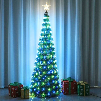 

1.8M Artificial Christmas Tree Decoration For Home With LED Lights Big Pine Xmas Tree New Year Home Decor Arbol De Navidad