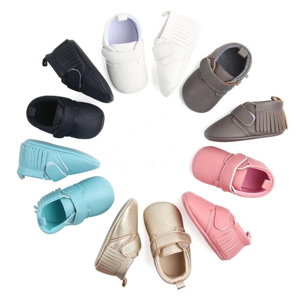 New tassel 0-1 years old newborn shoes baby shoes can not afford shoes non-slip shoes toddler shoes WJH134