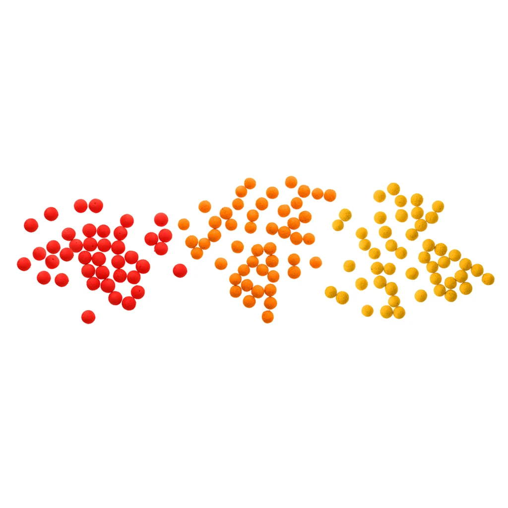 30pcs 10mm EVA Pop Up Boilies Fishing Floating Ball Beads Lures Artificial Baits Lightweight and Non-poisonous