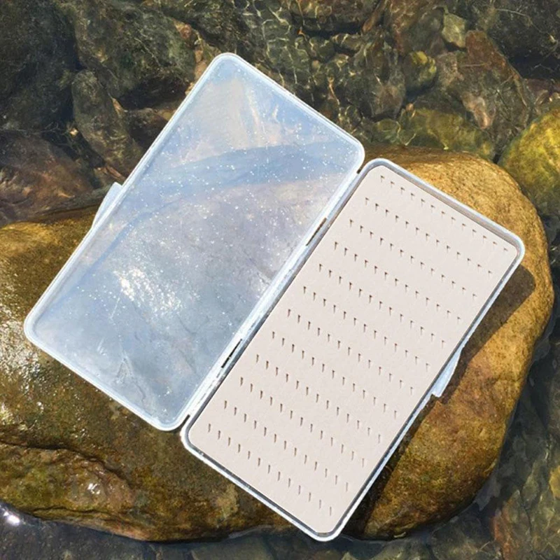 Holder Box Large Capacity Case Professional Transparent Fishing Flies Storage Tackle Clear