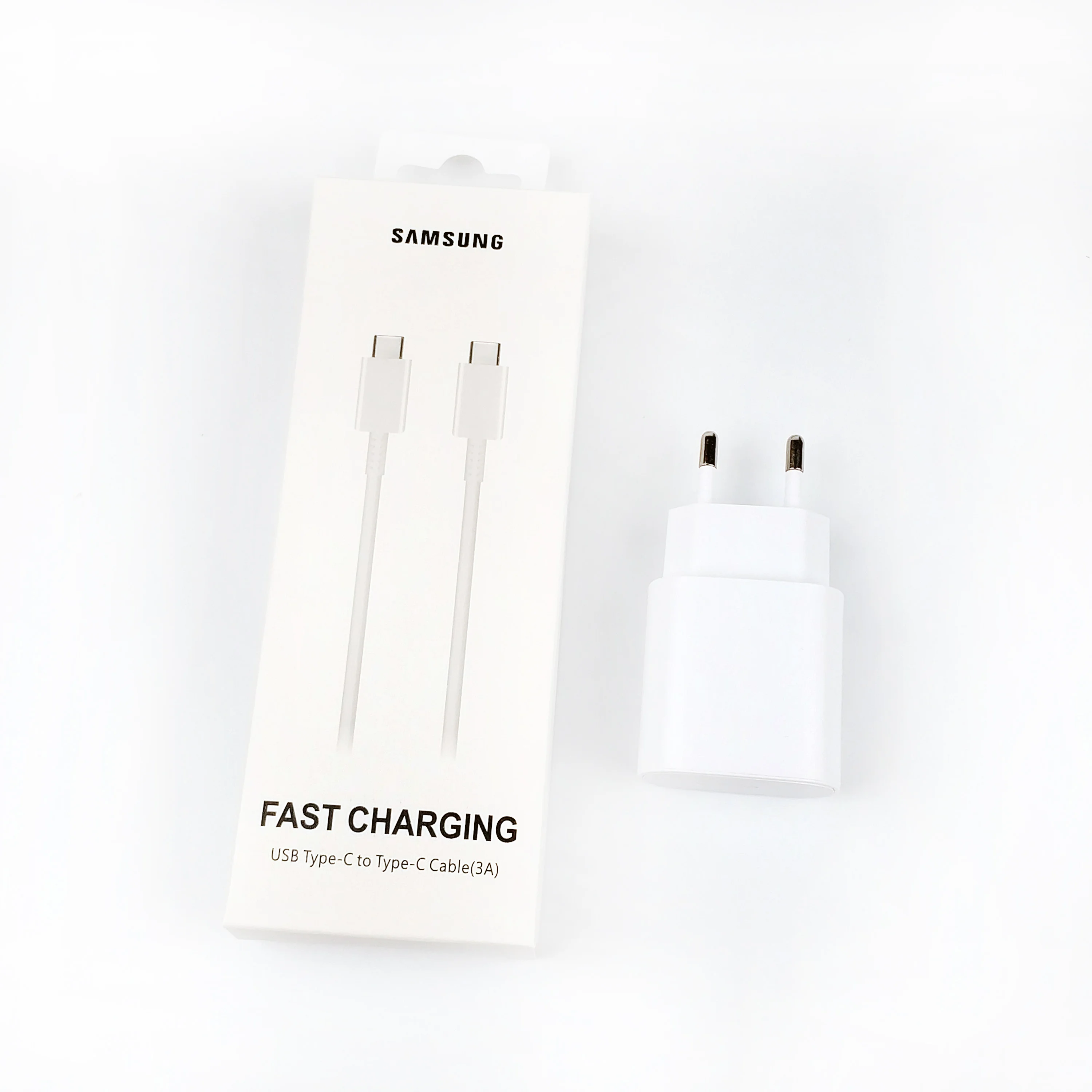 Samsung galaxy Note 10 Зарядное устройство usb PD type-c кабель 25 Вт супер быстрый ЕС Зарядка адаптер EP-TA800 для Note 10 plus 10 A90 A80 S10 - Тип штекера: white charge kit